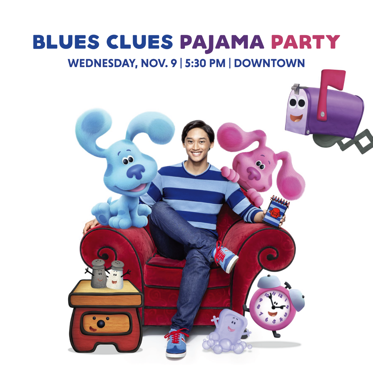 Blues Clues Pajama Party Elkhart Public Library